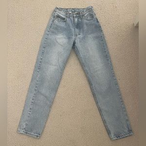 Brandy Melville John Galt Light Wash Straight Leg Jeans